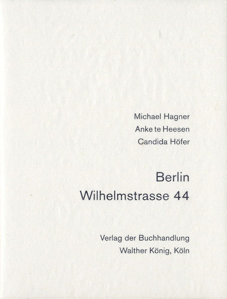 Candida Höfer: Berlin Wilhelmstrasse 44