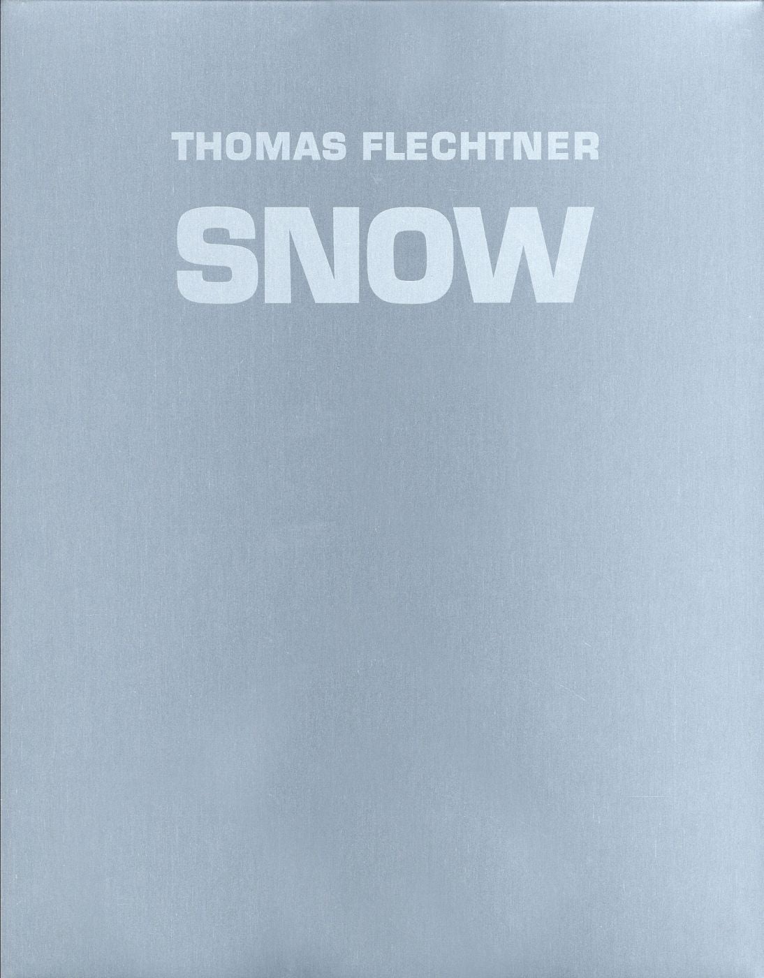 Thomas Flechtner: Snow, Limited Edition (with Print)