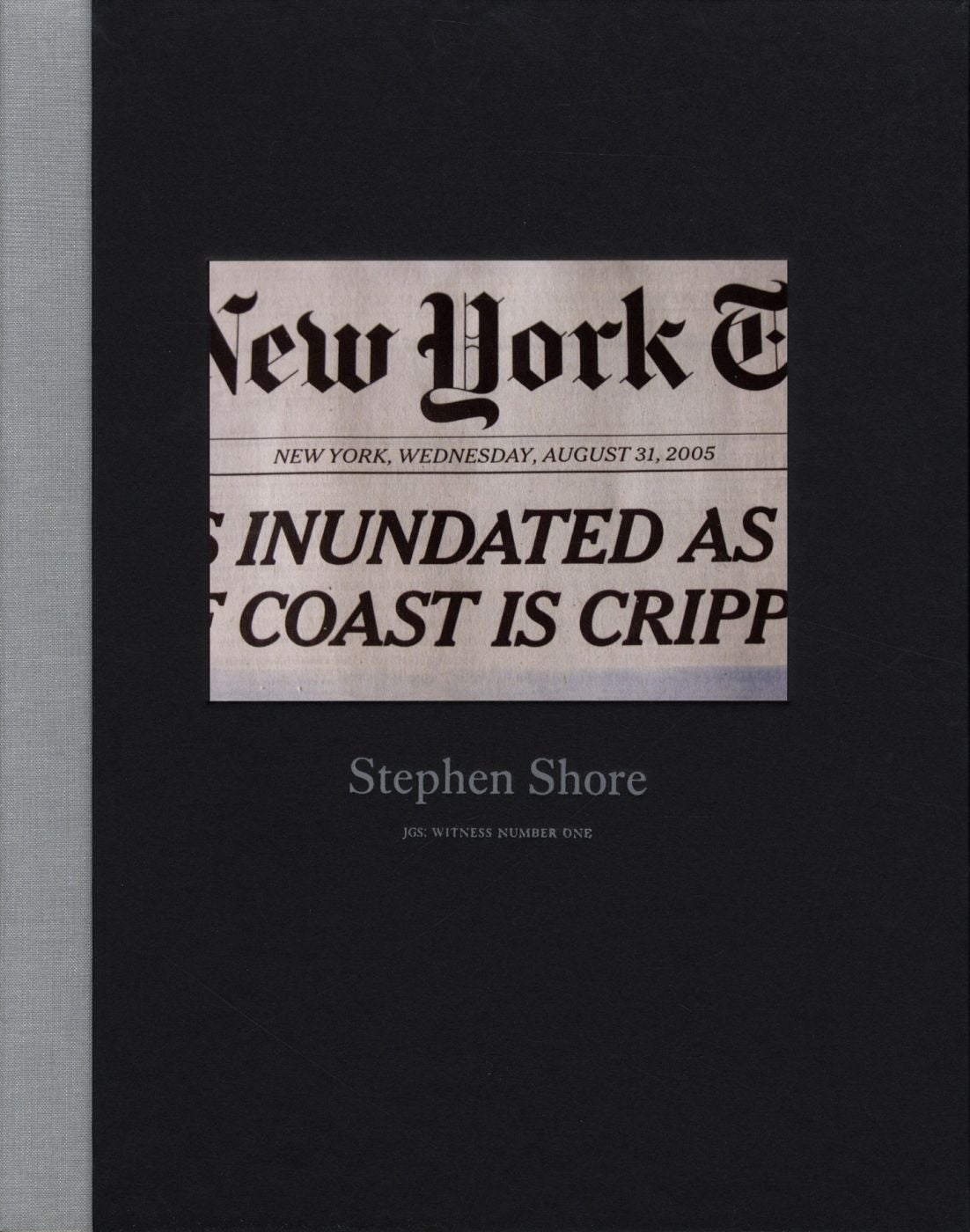 Witness #1 (Number One): Stephen Shore [SIGNED by Stephen Shore]