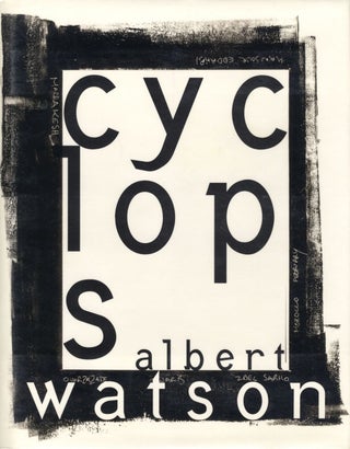 Item #102136 Albert Watson: Cyclops. Albert WATSON, Jeff, KOONS, James, TRUMAN