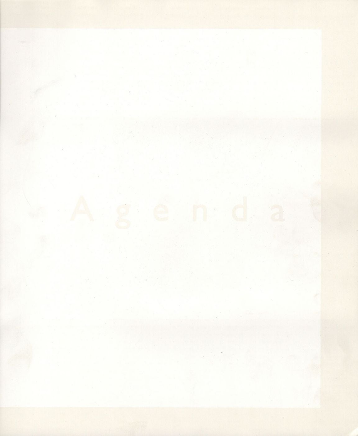 Hysteric Glamour: Osamu Wataya: Agenda (Hysteric No. 12)