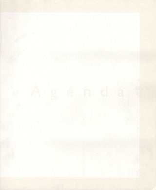 Item #102274 Hysteric Glamour: Osamu Wataya: Agenda (Hysteric No. 12). Osamu WATAYA