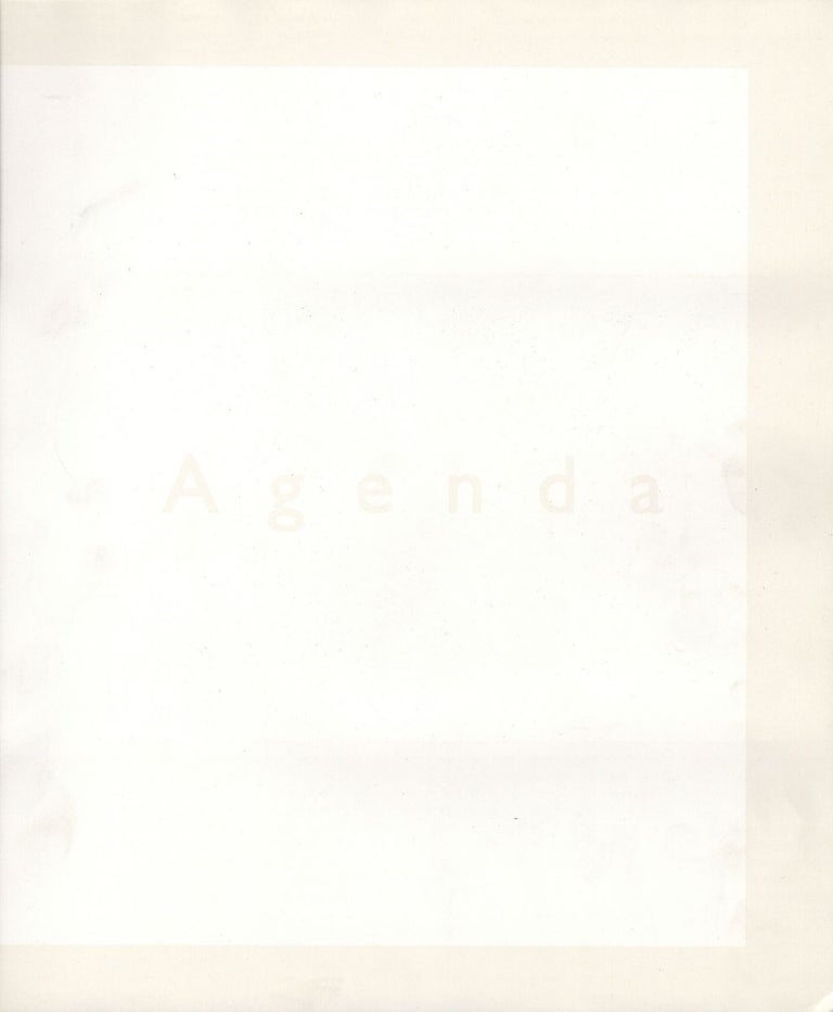 Hysteric Glamour: Osamu Wataya: Agenda (Hysteric No. 12