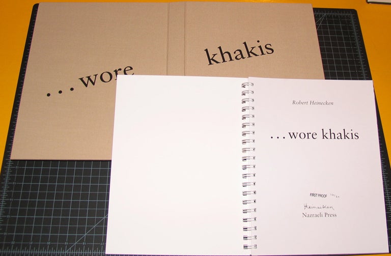 Robert Heinecken: ...wore khakis, Limited Edition (Hand-Made Proof) [SIGNED]