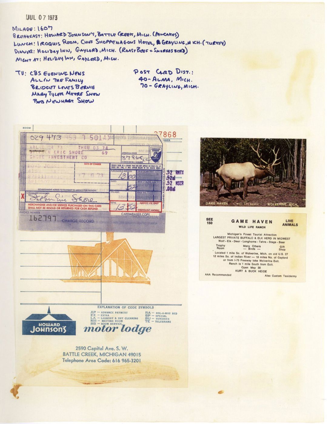 Stephen Shore: A Road Trip Journal, Limited Edition [SIGNED]