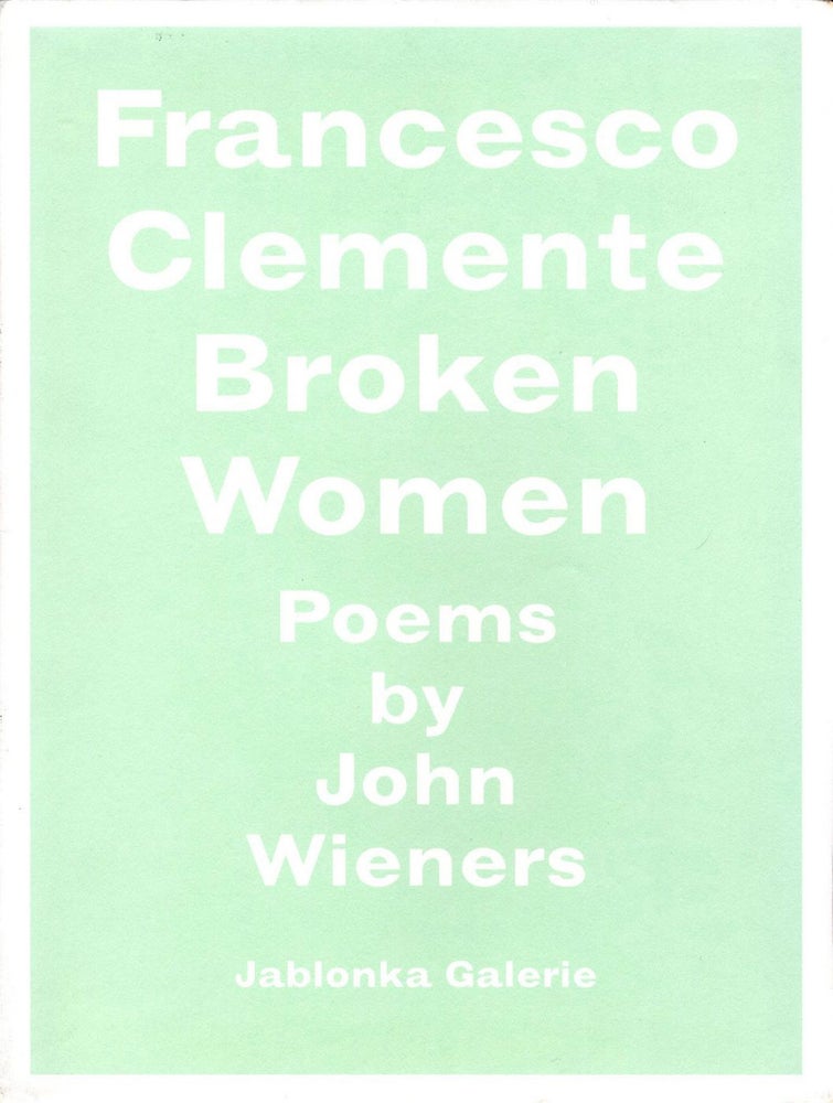 Francesco Clemente: Broken Women