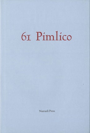 Item #106356 Bill Jay: 61 Pimlico: The Secret Journal of Henry Haylor. Bill JAY, Henry, HAYLOR