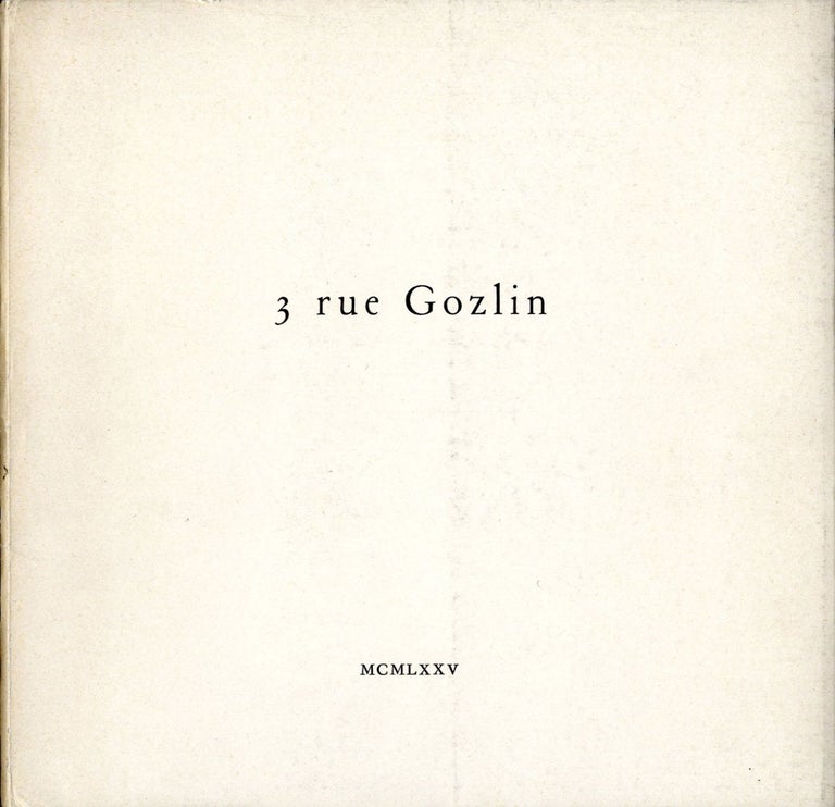 André Kertész: 3 rue Gozlin (Librairie Paul Jammes), Limited Edition