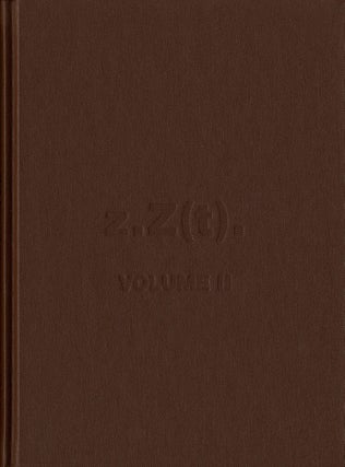 Item #107073 Dirk Braeckman: z.Z(t). (Volume II). Dirk BRAECKMAN, Erik, EELBODE