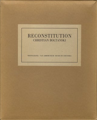 Item #107291 Christian Boltanski: Reconstitution. Christian BOLTANSKI