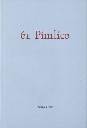 Item #107595 Bill Jay: 61 Pimlico: The Secret Journal of Henry Haylor [SIGNED]. Bill JAY, Henry,...