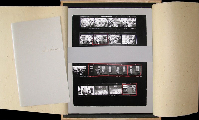Complete Set of Five Books by Yugensha, including 1) Robert Frank: The Americans, 81 Contact Sheets, 2) Robert Frank: The Lines of My Hand (Cover Plate Variant: "New York City, 1948"), 3) Robert Frank: Flower Is, (Cover Plate Variant: "Metro Stalingrade") 4) Masao Mochizuki: Television 1975-1976 [SIGNED], 5) Jun Morinaga: Kawa, Ruiei (River, Its Shadow of Shadows), 1960-1963; Limited Editions