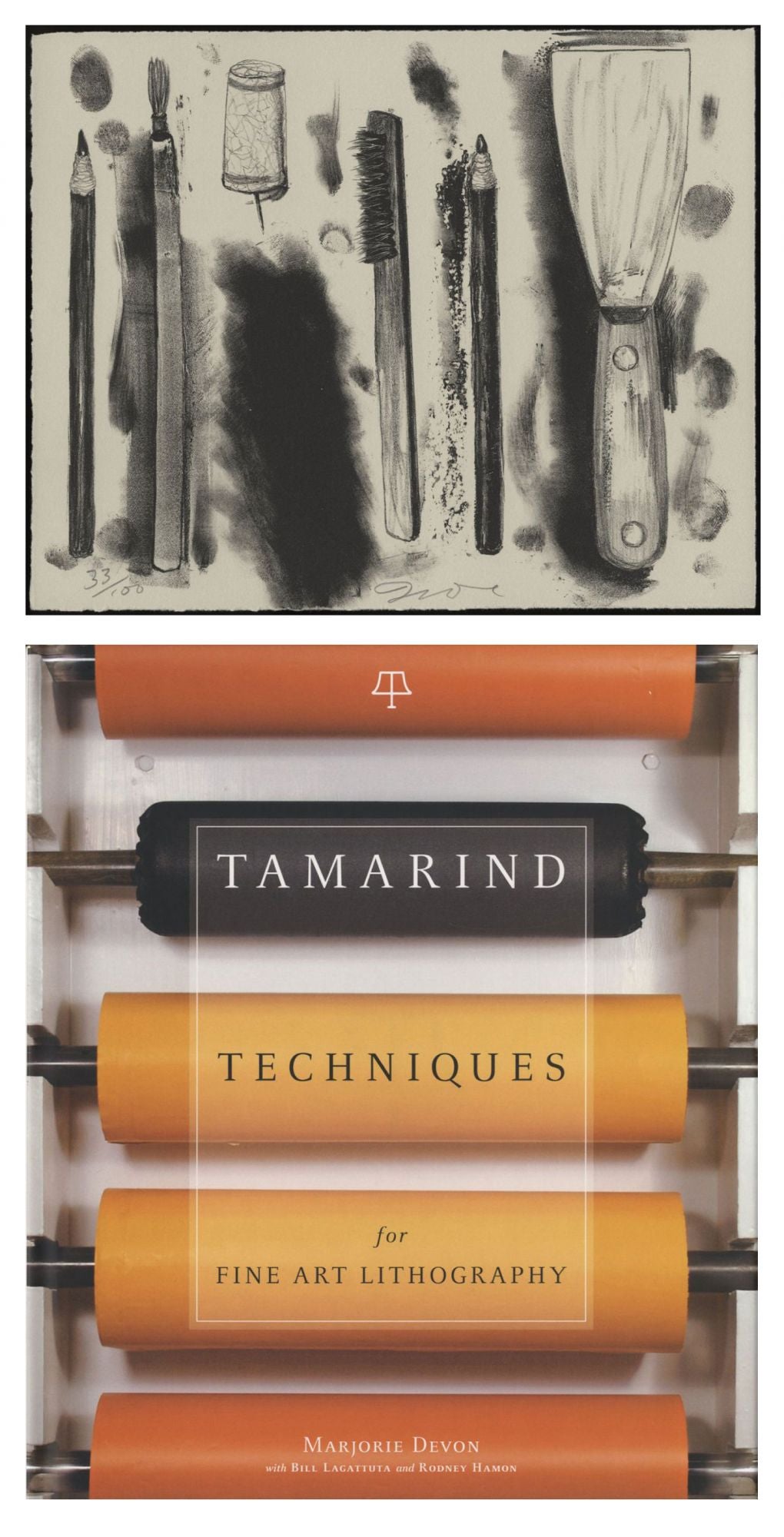 Tamarind Techniques for Fine Art Lithography, Limited Edition (with Lithograph by Jim Dine)