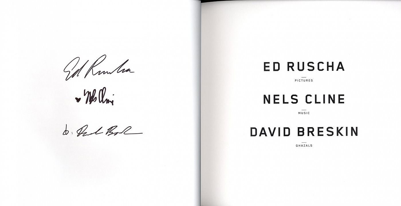 Ed Ruscha, Nels Cline and David Breskin: Dirty Baby [SIGNED by Ruscha, Cline and Breskin]
