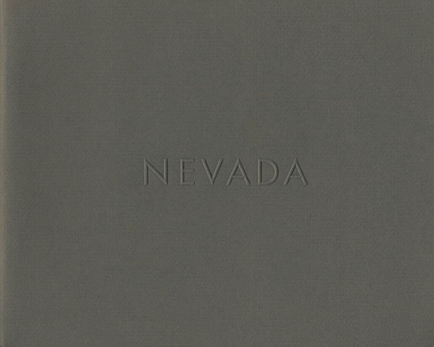Lewis Baltz: Nevada (First Edition) [SIGNED]