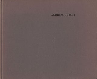 Item #109080 Andreas Gursky (Kunsthalle Zürich). Andreas GURSKY, Bernhard, BÜRGI