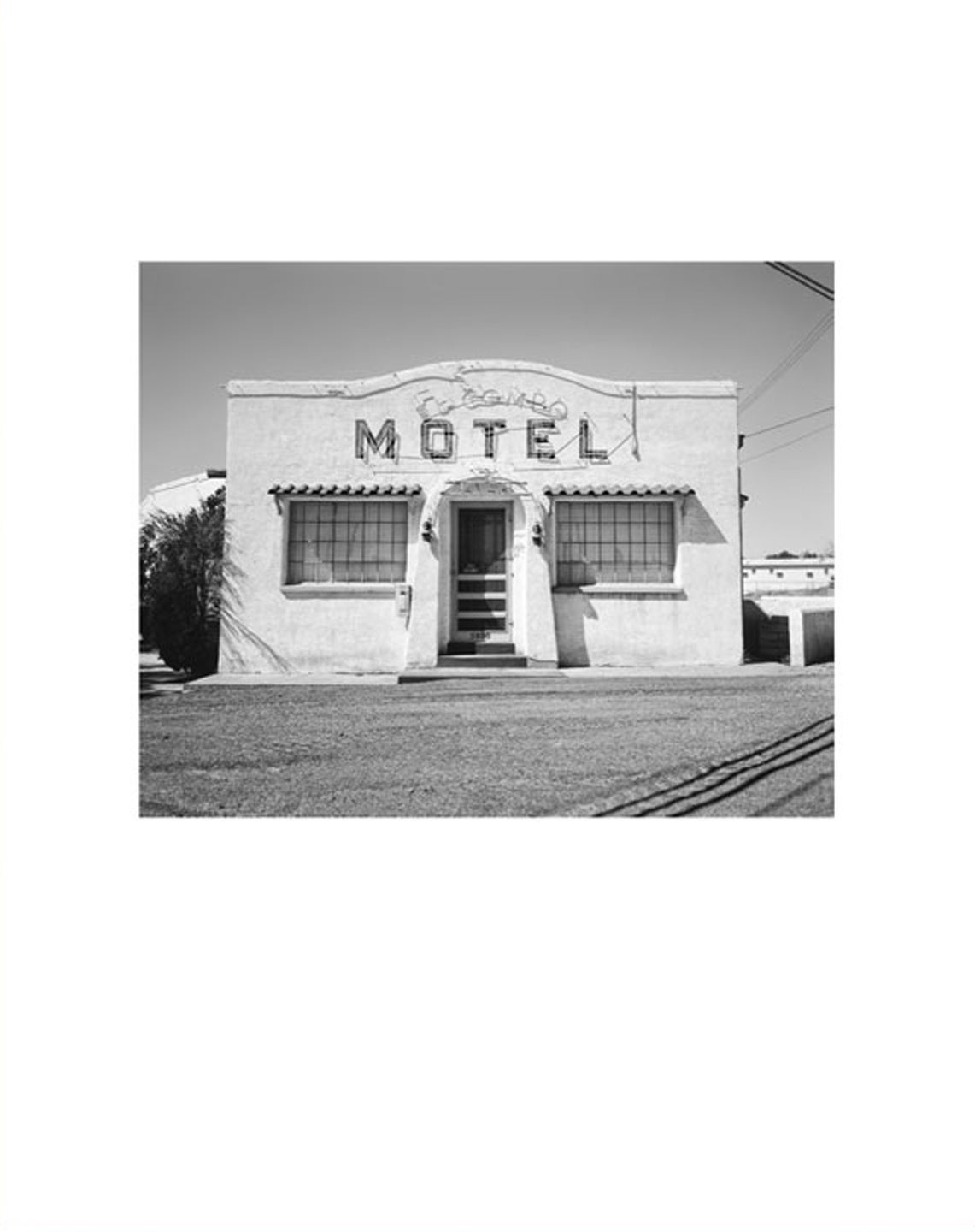 NZ Library #1: John Schott: Route 66, Special Limited Edition (with Gelatin Silver Contact Print "Untitled" from the Series "Route 66 Motels," El Pueblo Court Motel Office with Pay Telephone) (NZ Library - Set One, Volume Six)
