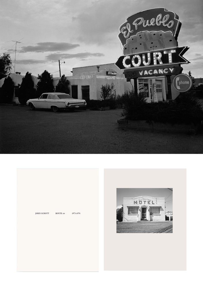 NZ Library #1: John Schott: Route 66, Special Limited Edition (with Gelatin Silver Contact Print...