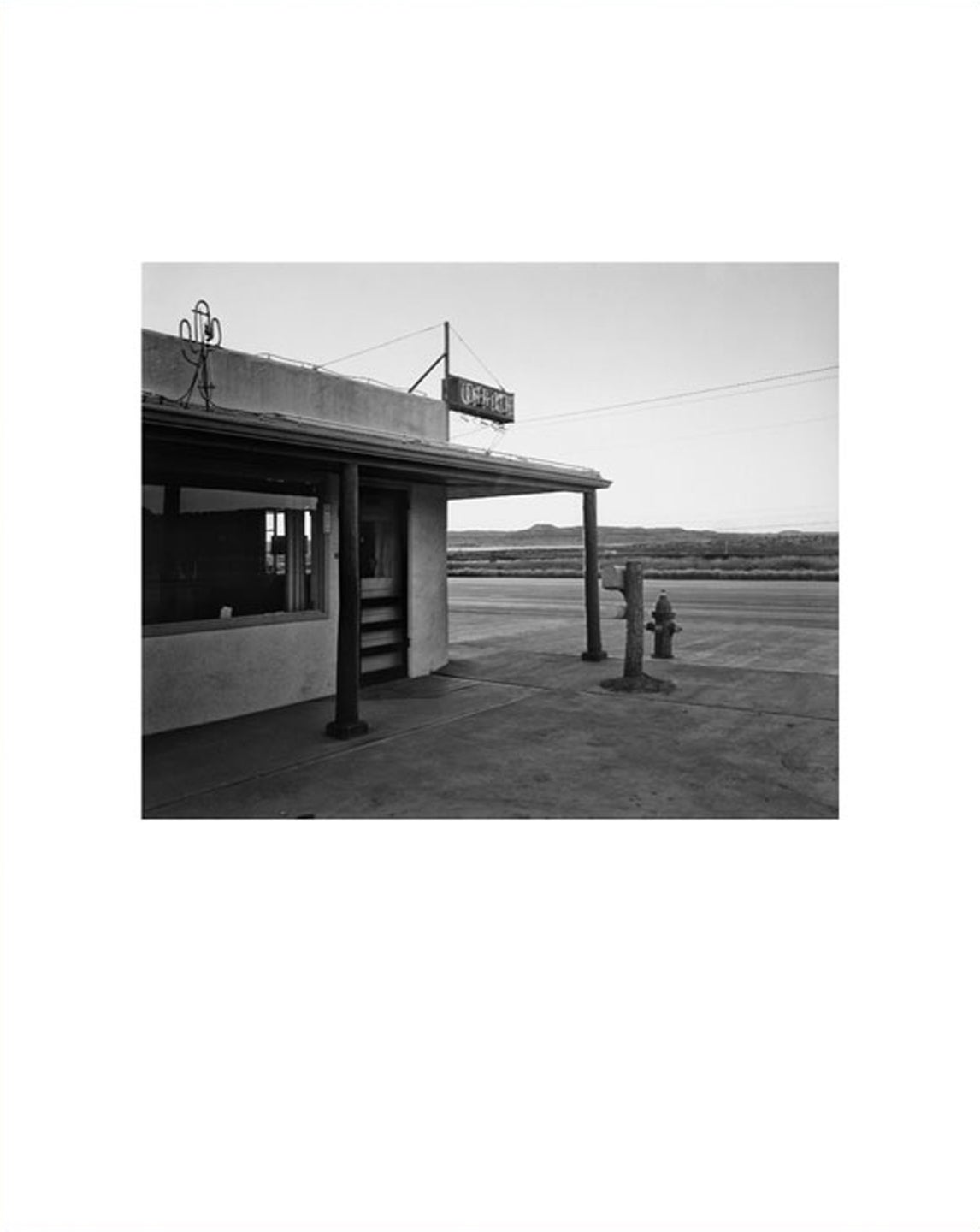 NZ Library #1: John Schott: Route 66, Special Limited Edition (with Gelatin Silver Contact Print "Untitled" from the Series "Route 66 Motels," Intersection and a Fina Service Station) (NZ Library - Set One, Volume Six)