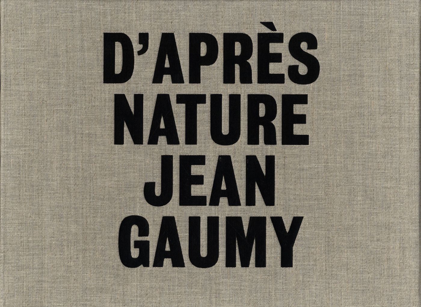 Jean Gaumy: D'Après Nature, Limited Edition (with Print)