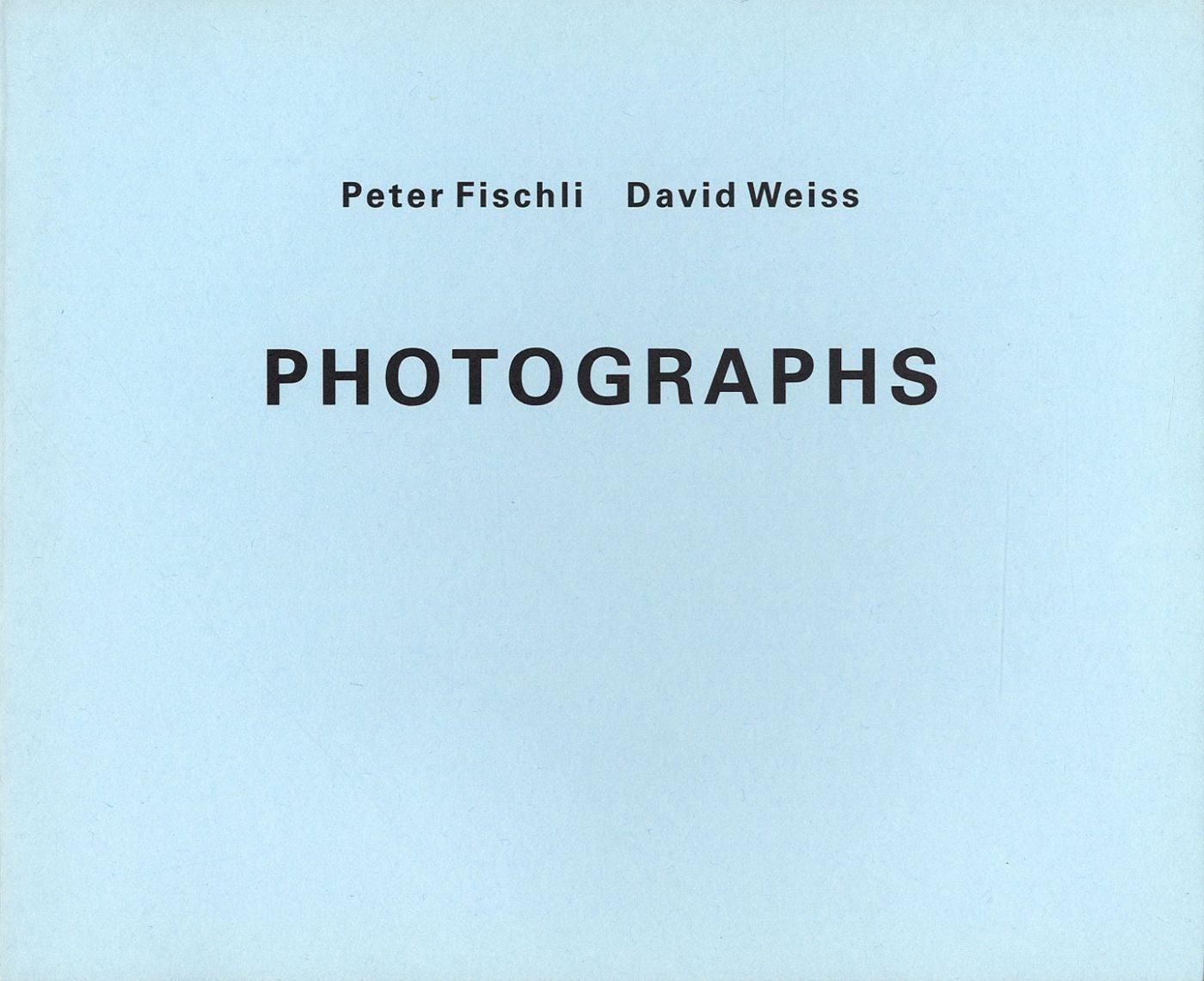 Peter Fischli / David Weiss: Photographs (1989)
