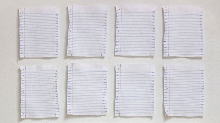Tamara Wilson: Notebook Paper Study (Felt and Thread), Limited Edition (Open