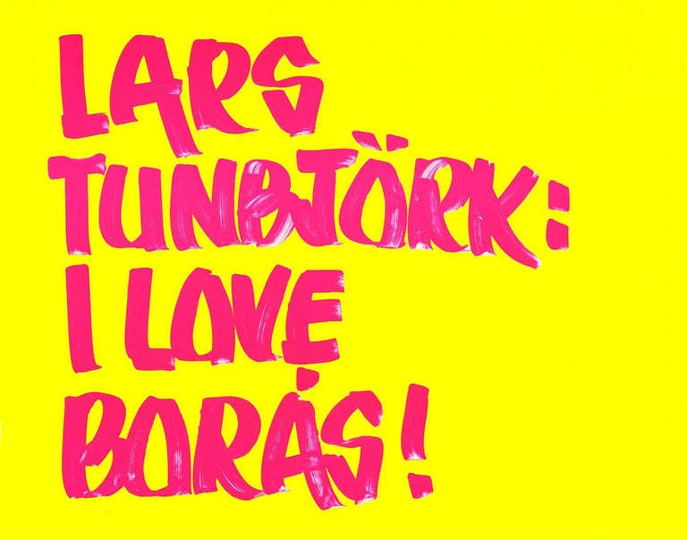 Lars Tunbjörk: I Love Borås [SIGNED