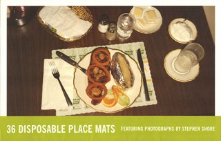Item #111156 36 Disposable Place Mats: Featuring Photographs by Stephen Shore. Stephen SHORE