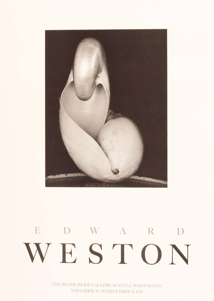 Edward Weston: Silver Image Gallery Exhibition Poster (Shell, 1927, 14S