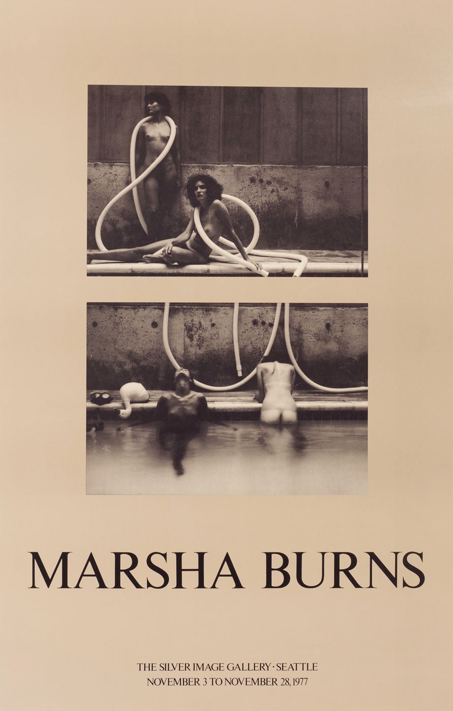 Marsha Burns: Silver Image Gallery Exhibition Poster (White Snow Goose Sequence, 1976)