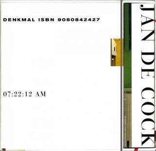 Item #111817 Jan De Cock: Denkmal ISBN 9080842427. Jan DE COCK, Wouter, DAVIDTS, John C.,...