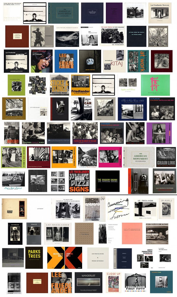 Lee Friedlander: A Complete Collection of 84 Books and Catalogues [All Titles SIGNED, First...