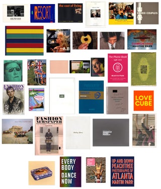 Item #112377 Martin Parr: A Collection of 33 Books and Catalogues [All Titles SIGNED or SIGNED...