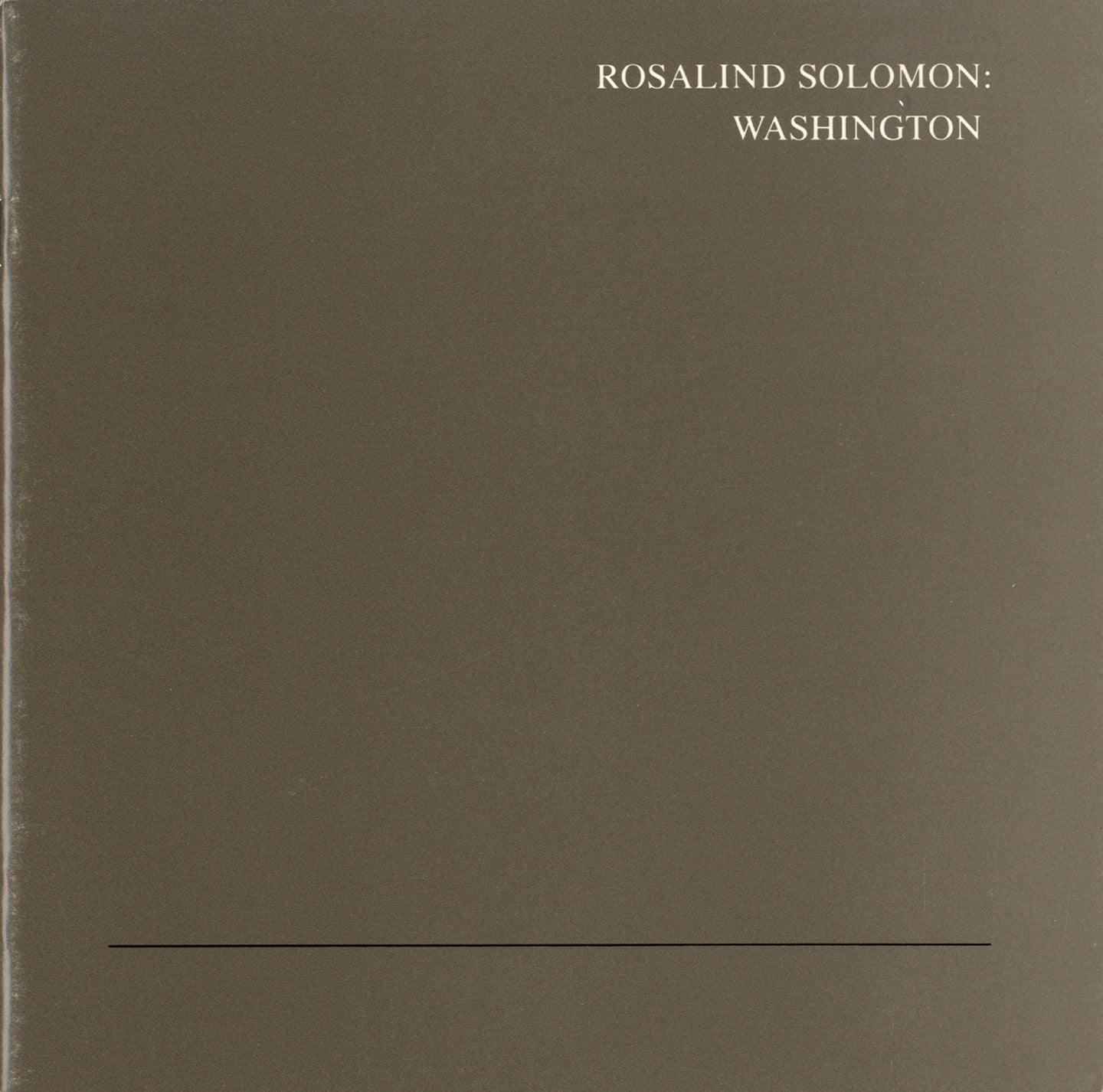 Photography at the Corcoran Series, Complete Boxed Set of 27 Catalogues (Includes all 8 catalogues from "The Nation's Capital in Photographs,1976")