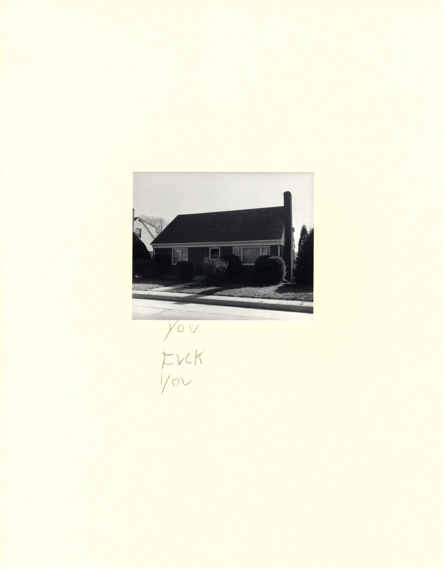 John Gossage: HF (Hey Fuckface), Limited Edition (with 18 Gelatin Silver Prints)