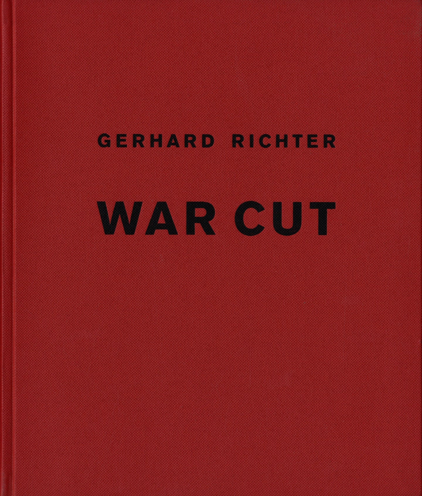 Gerhard Richter: War Cut, Limited Edition