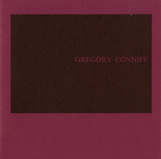 Item #112749 Photography at the Corcoran Series: Gregory Conniff. Gregory CONNIFF, Jane, LIVINGSTON