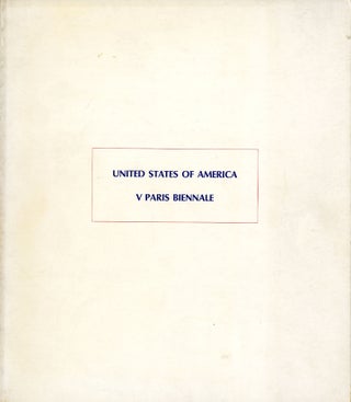 Item #112814 United States of America: V Paris Biennale (1967 Exhibition Catalogue). Ed RUSCHA,...