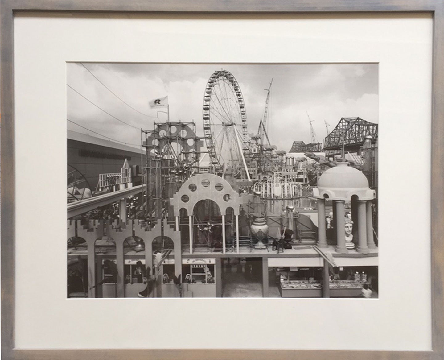 Catherine Wagner: "Louisiana World Exposition, Wonderwall, New Orleans, 1984," Limited Edition Vintage Gelatin Silver Print (Framed)