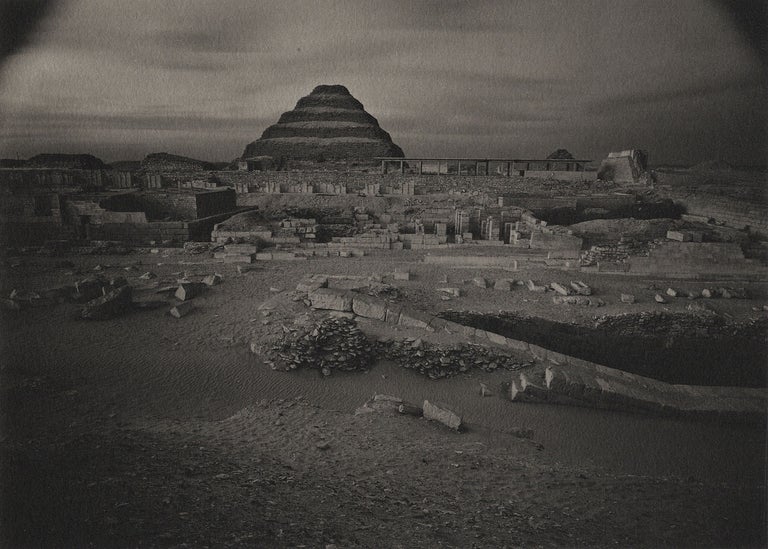 Kenro Izu: "Pyramid of Sakkura, Egypt, 1985," Limited Edition (Platinum Print