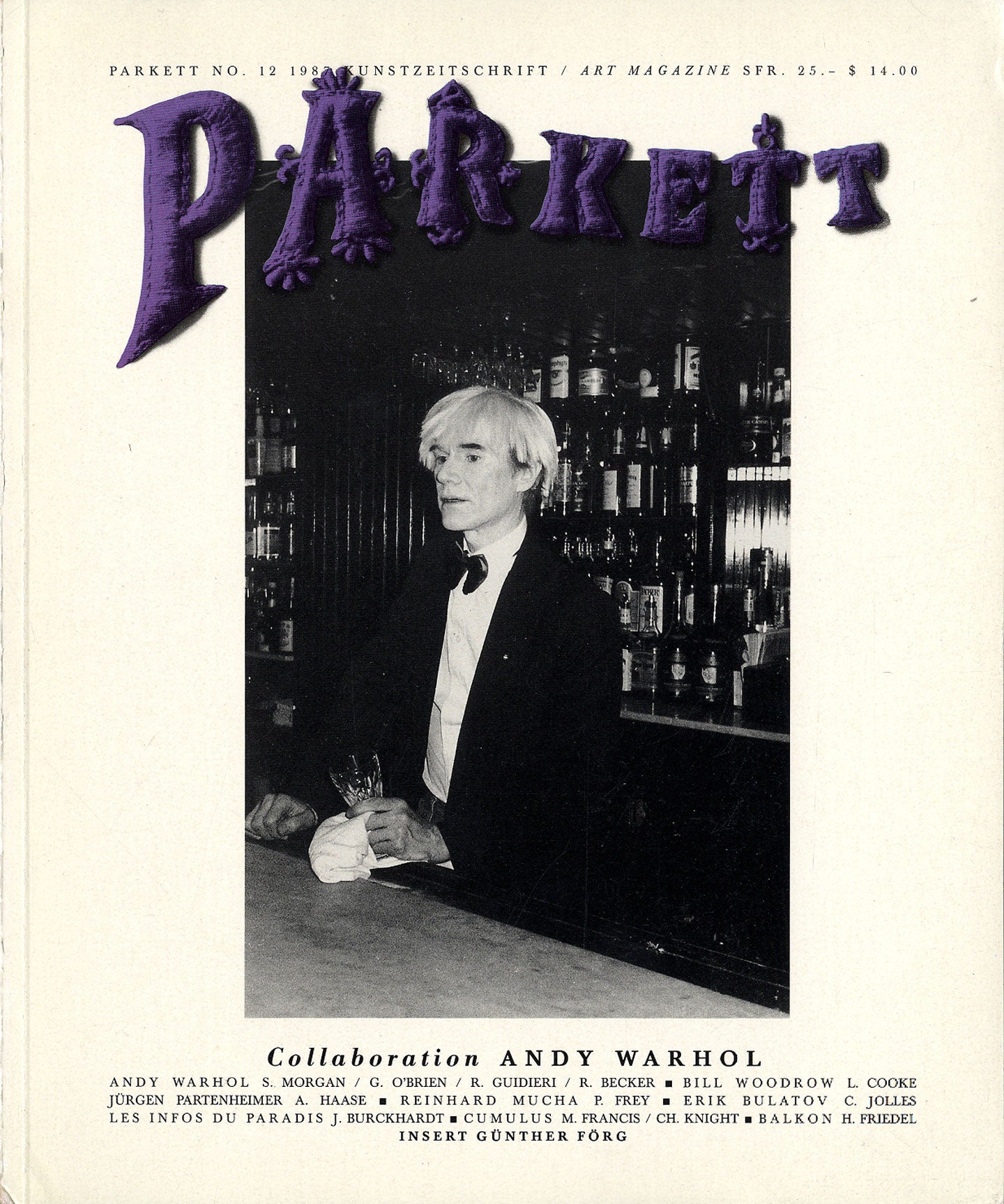 Parkett No. 12: Collaboration Andy Warhol