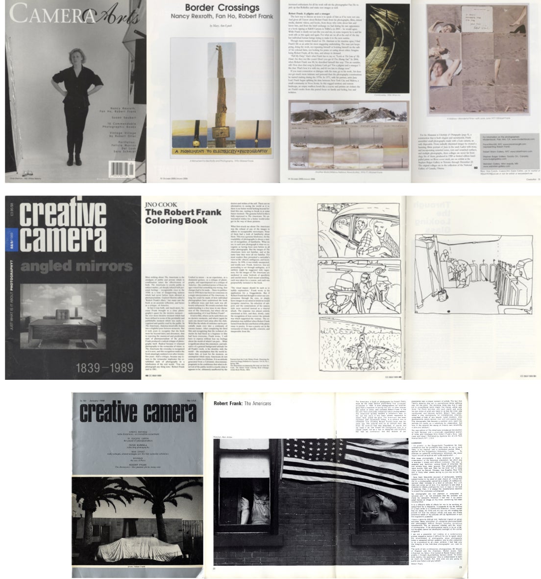 Robert Frank: A Complete Collection of Books and Limited Editions, Including All 15 Editions of "The Americans" from 1958 to 2008 [9 Volumes SIGNED (3 INSCRIBED)] and a Sweeping Archive of Printed Ephemera from Seven Decades