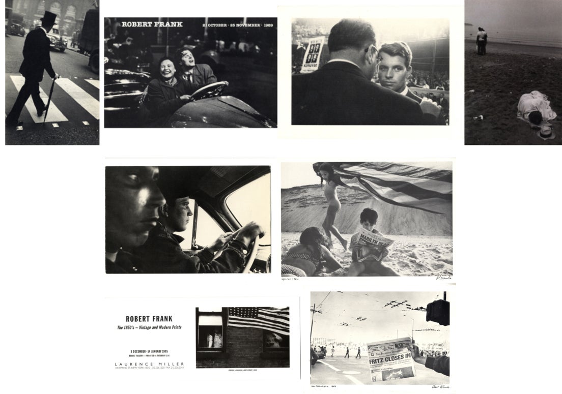 Robert Frank: A Complete Collection of Books and Limited Editions, Including All 15 Editions of "The Americans" from 1958 to 2008 [9 Volumes SIGNED (3 INSCRIBED)] and a Sweeping Archive of Printed Ephemera from Seven Decades