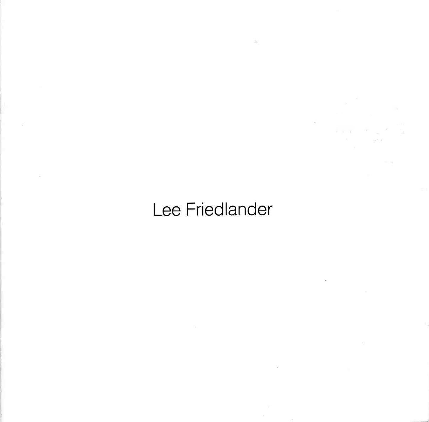 Photography at the Corcoran Series, The Nation's Capital in Photographs, 1976: Lee Friedlander [SIGNED]