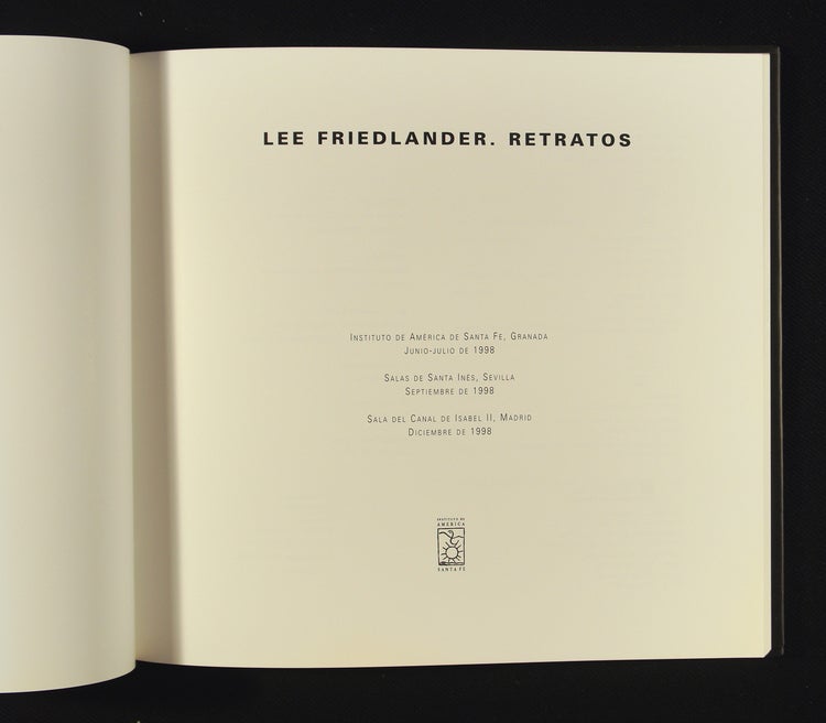 Lee Friedlander: Retratos (Instituto de América de Santa Fe) [SIGNED]