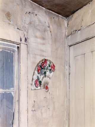 Item #114082 Vincent Borrelli: "Fan with Tin Roses, Georgetown, New York, 1987"...