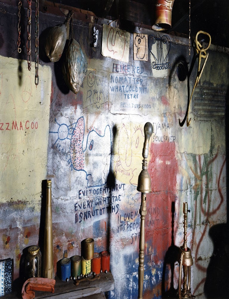 Vincent Borrelli: "Albert (Kid) Mertz' Workshop, Michigan, 1988" (20x24"...